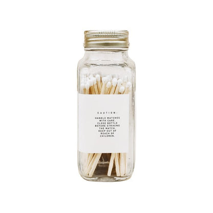 Safety Matches - White - 60 Count, 3.75" - La Vie Est Belle