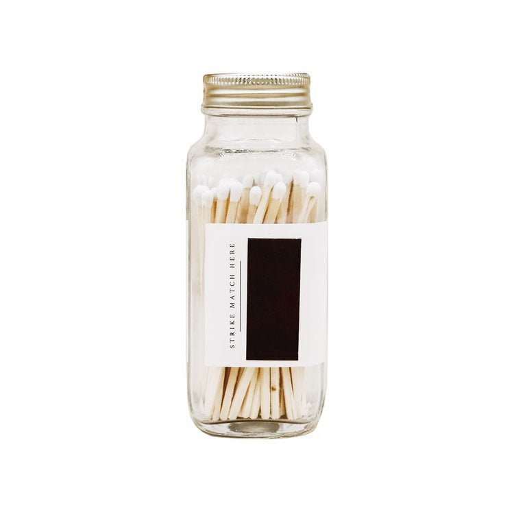 Safety Matches - White - 60 Count, 3.75" - La Vie Est Belle