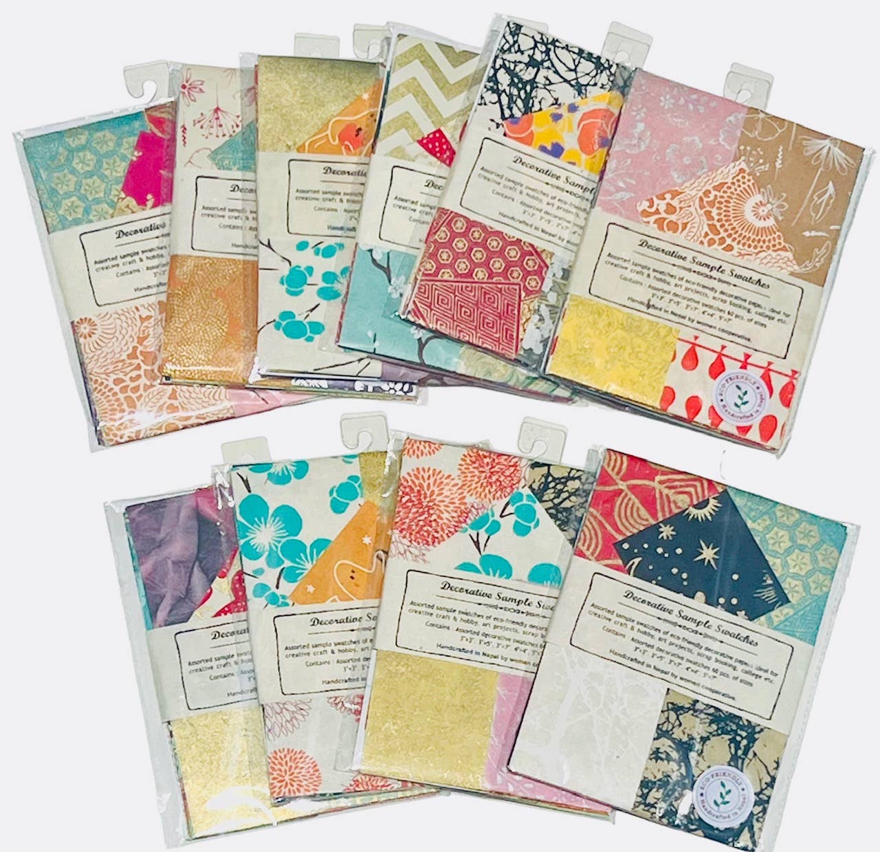 SAMPLE SWATCH PACK 64 pcs of assoted size paper - La Vie Est Belle