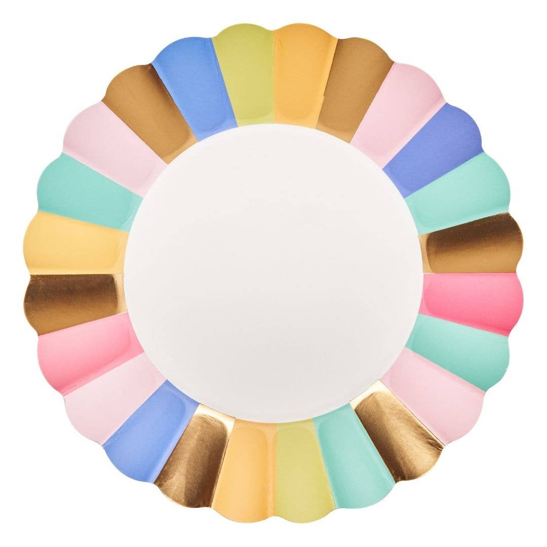 Scalloped Salad Plate Panoply - 8pkg - La Vie Est Belle