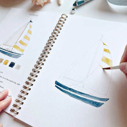 Seaside Watercolor Workbook - La Vie Est Belle