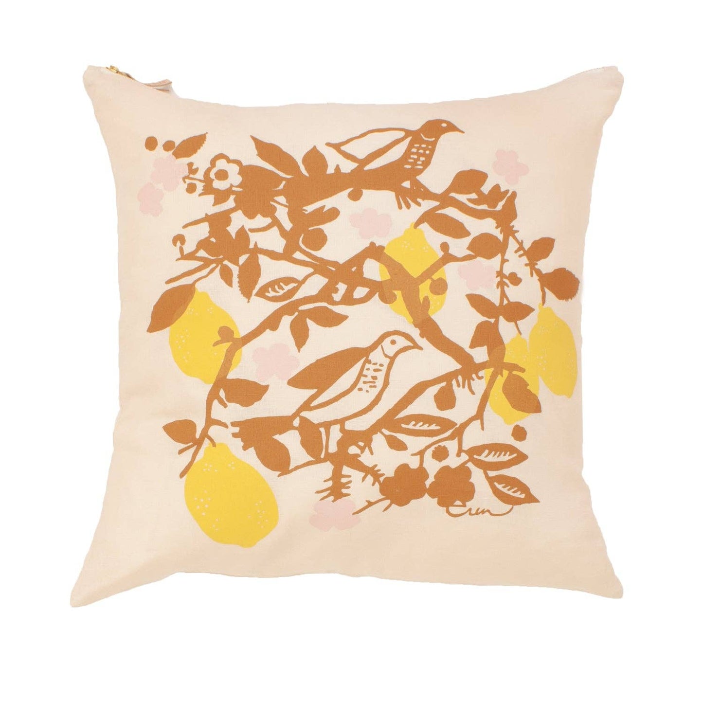 SIENNA LEMON TREE PILLOW - La Vie Est Belle