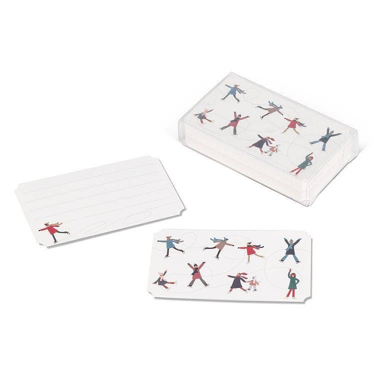 Skaters Mini Note Cards. 50 Pieces - La Vie Est Belle