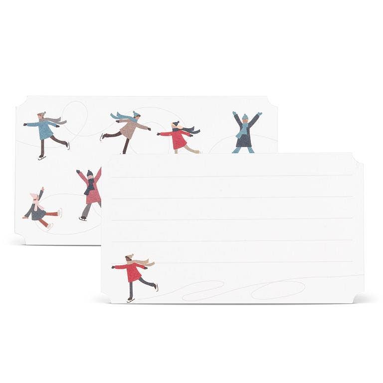 Skaters Mini Note Cards. 50 Pieces - La Vie Est Belle