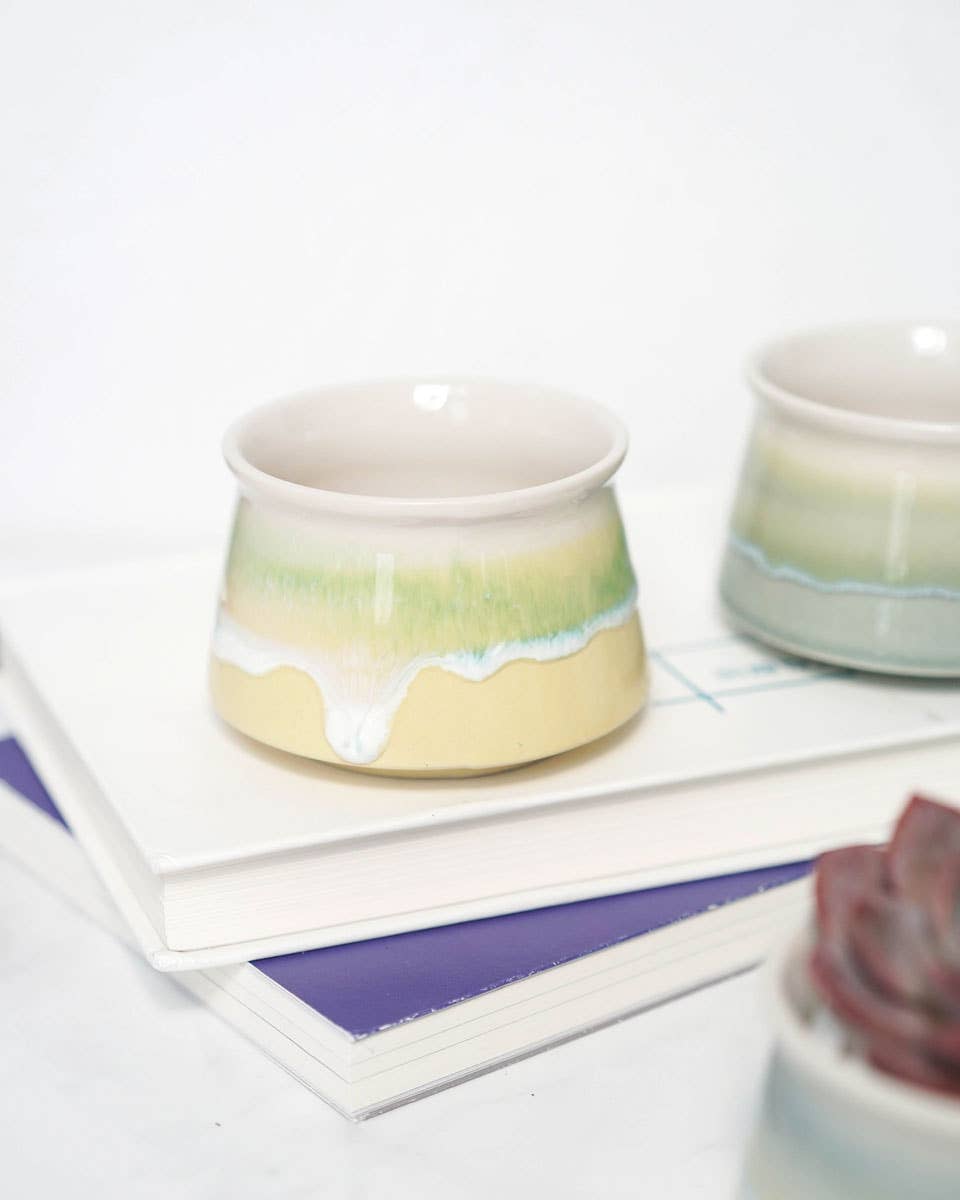 Small Glazed Colorful Pot - La Vie Est Belle