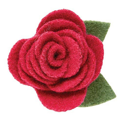Small Pet Collar Flower - Raspberry - La Vie Est Belle