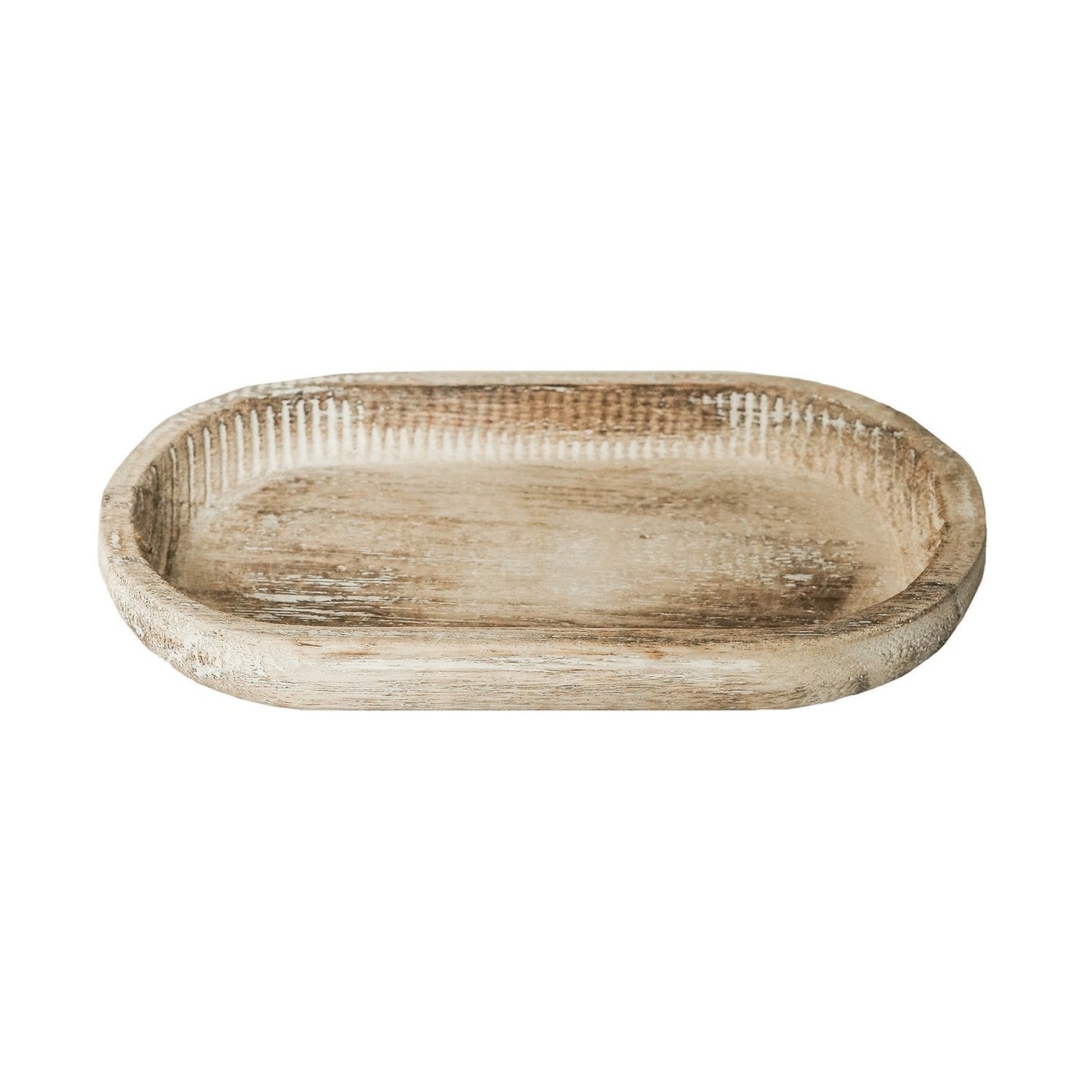 Small Rustic Wood Tray - Holds Sweet Water Decor Candles and Matches - La Vie Est Belle