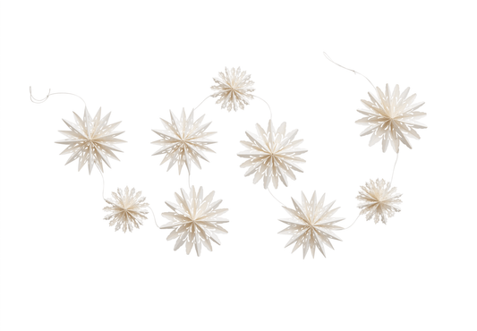 Snowflake Garland in Kraft Box - La Vie Est Belle