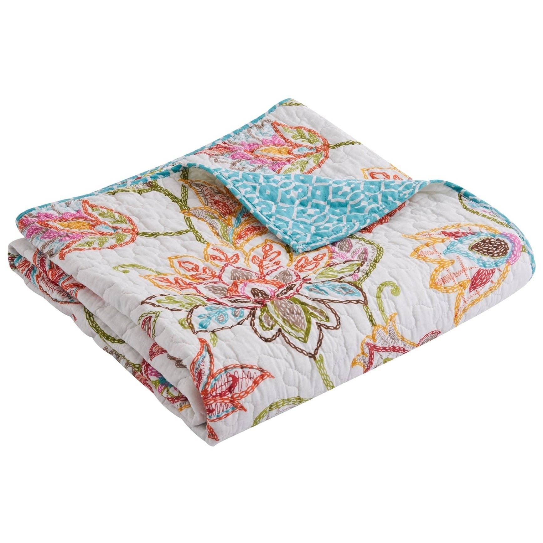 Sophia Quilted Throw - La Vie Est Belle