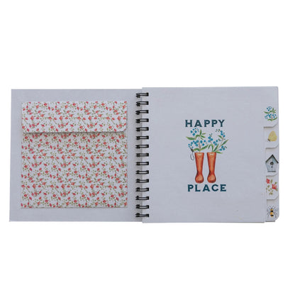 Spiral Bound Paper Garden Journal, Multi Color - La Vie Est Belle