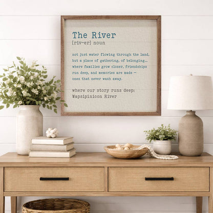 Story Runs Deep River Wall Art - La Vie Est Belle