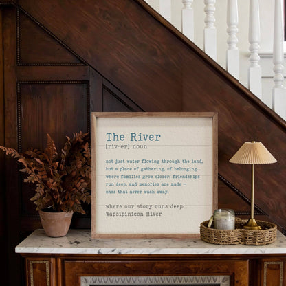 Story Runs Deep River Wall Art - La Vie Est Belle