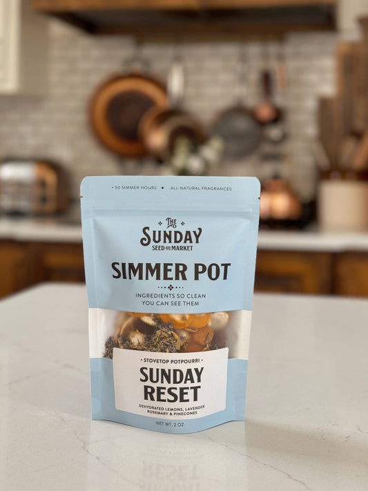 Sunday Reset Simmer Pot | Lemon Lavender Rosemary - La Vie Est Belle
