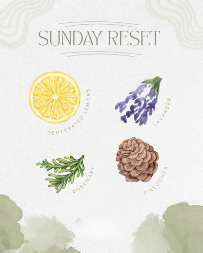 Sunday Reset Simmer Pot | Lemon Lavender Rosemary - La Vie Est Belle