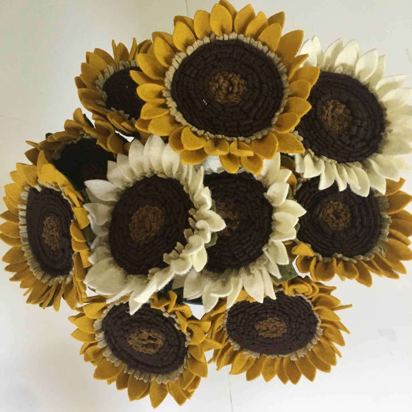 Sunflower Felt Flowers - La Vie Est Belle