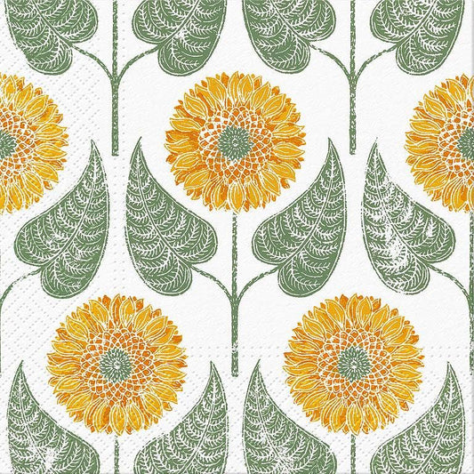 Sunflowers Luncheon Pattern Napkin - 20Pk - La Vie Est Belle