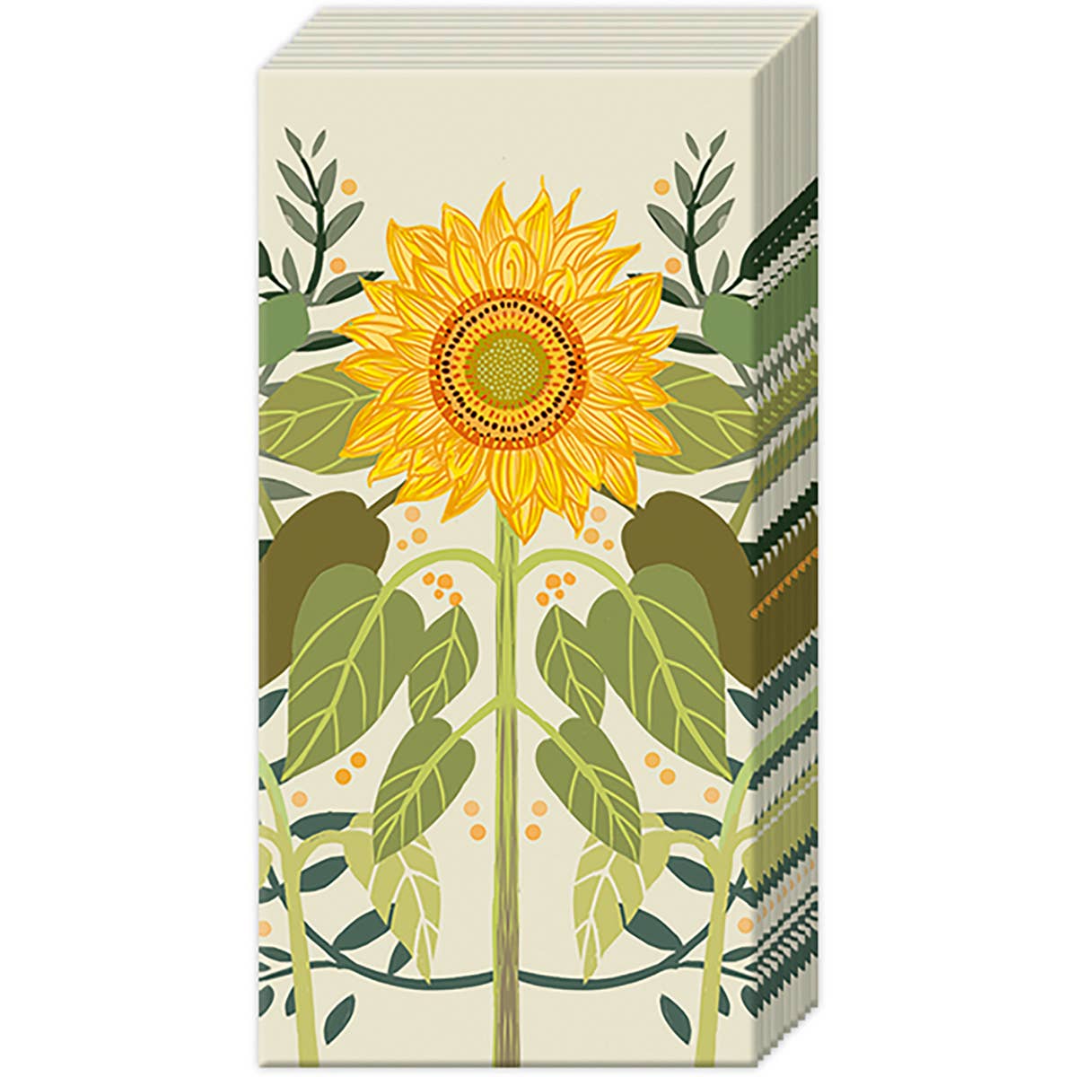 Sunflowers Pocket Tissue pack of 10 - La Vie Est Belle