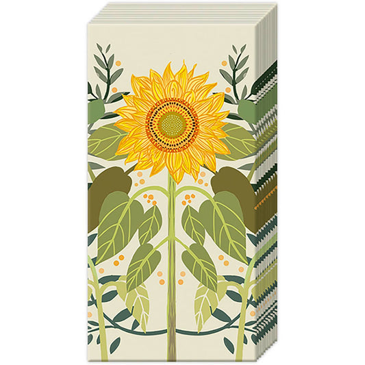 Sunflowers Pocket Tissue pack of 10 - La Vie Est Belle