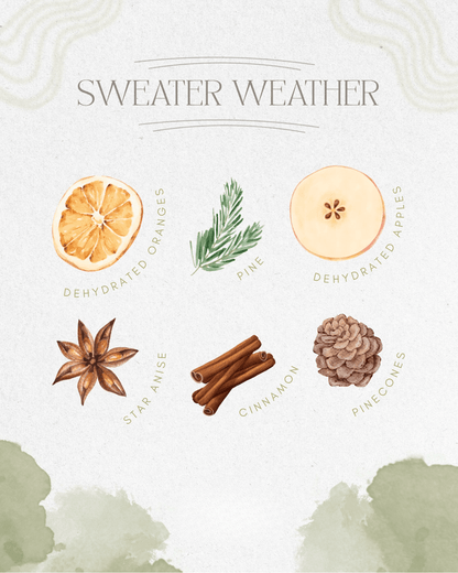 Sweater Weather Simmer Pot | Oranges Apples Pine - La Vie Est Belle