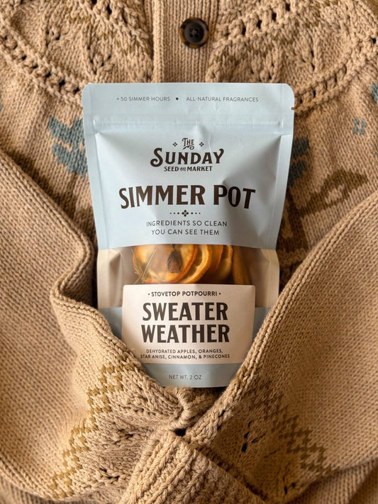 Sweater Weather Simmer Pot | Oranges Apples Pine - La Vie Est Belle