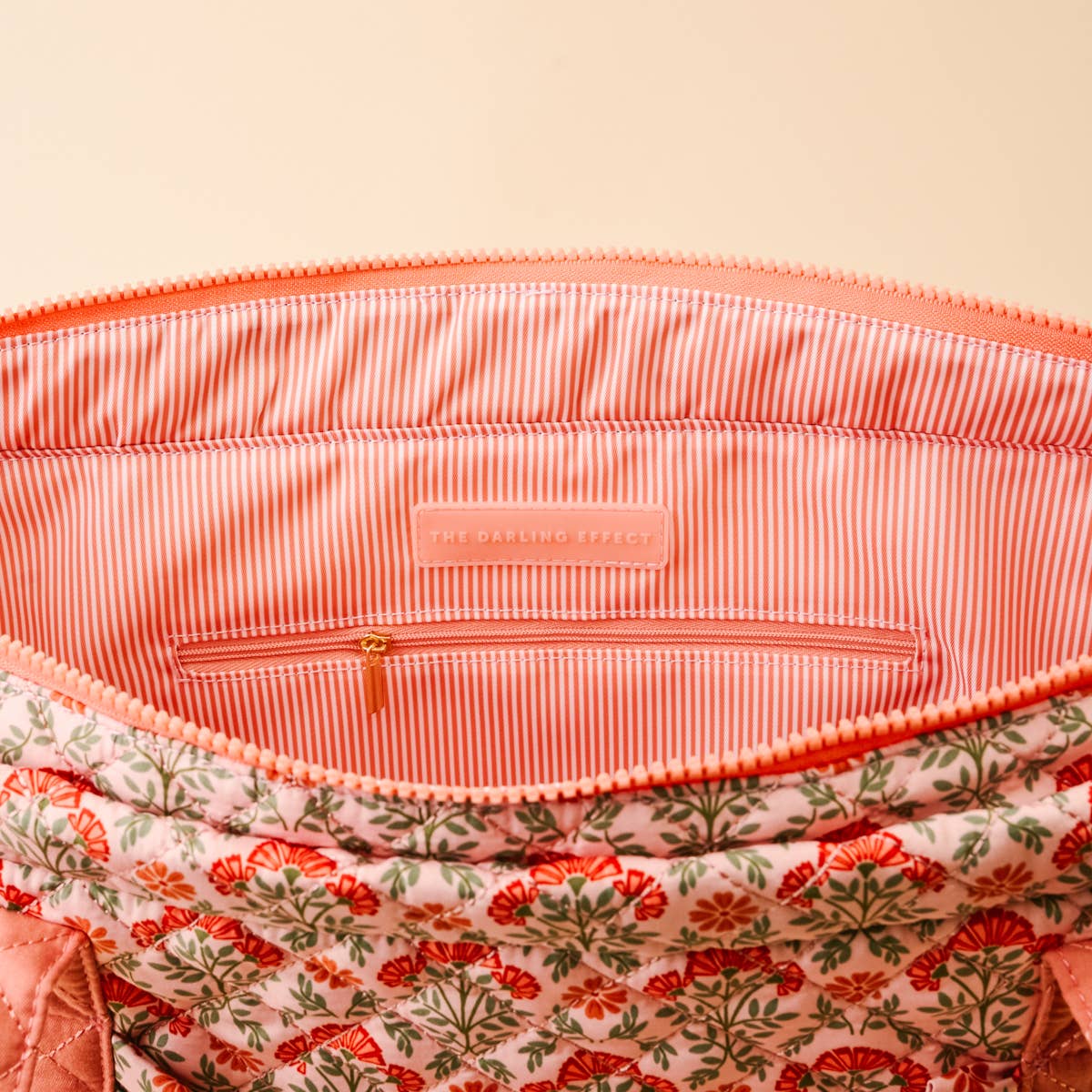 The Everyday Quilted Tote Bag–Everbloom Dusty Rose - La Vie Est Belle