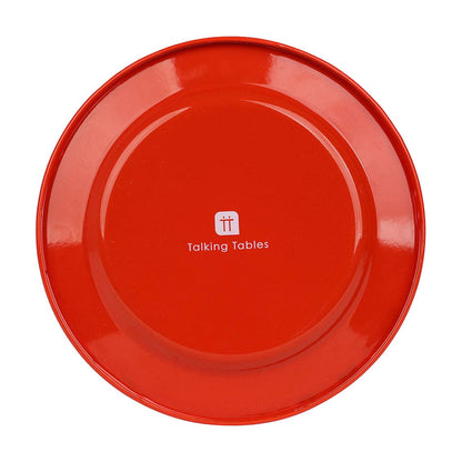 Tomato Enamel Plate - La Vie Est Belle