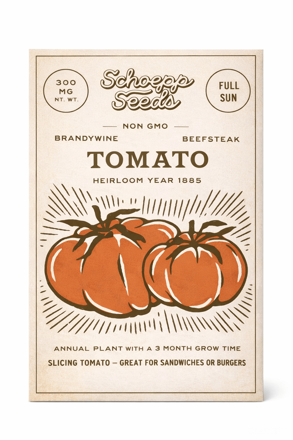 Tomato, Heirloom Garden Seed Packet - La Vie Est Belle