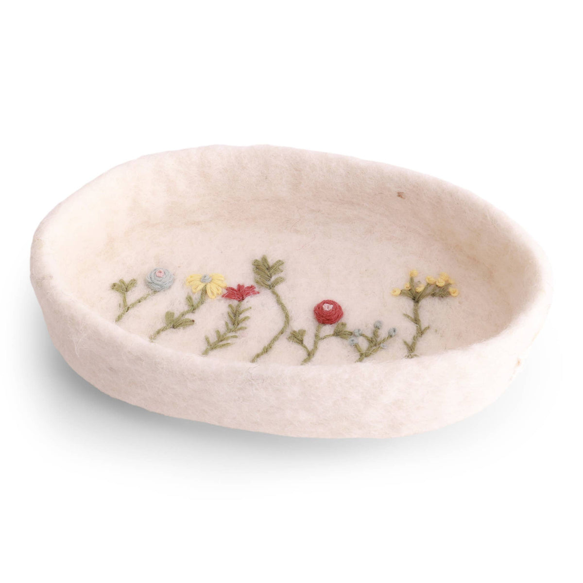 Tray w/Embroidery - Small - La Vie Est Belle