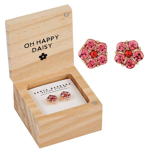 Treasure Box Earrings - Daisy - La Vie Est Belle