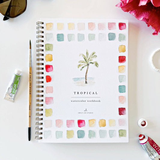 Tropical Watercolor Workbook - La Vie Est Belle