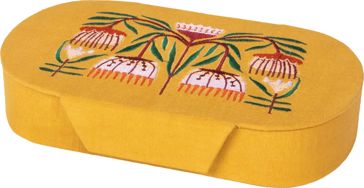 Venus Embroidered Jewelry Box - La Vie Est Belle