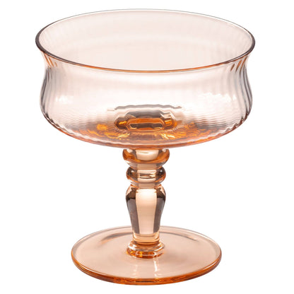 Vintage Coupe Glass - La Vie Est Belle