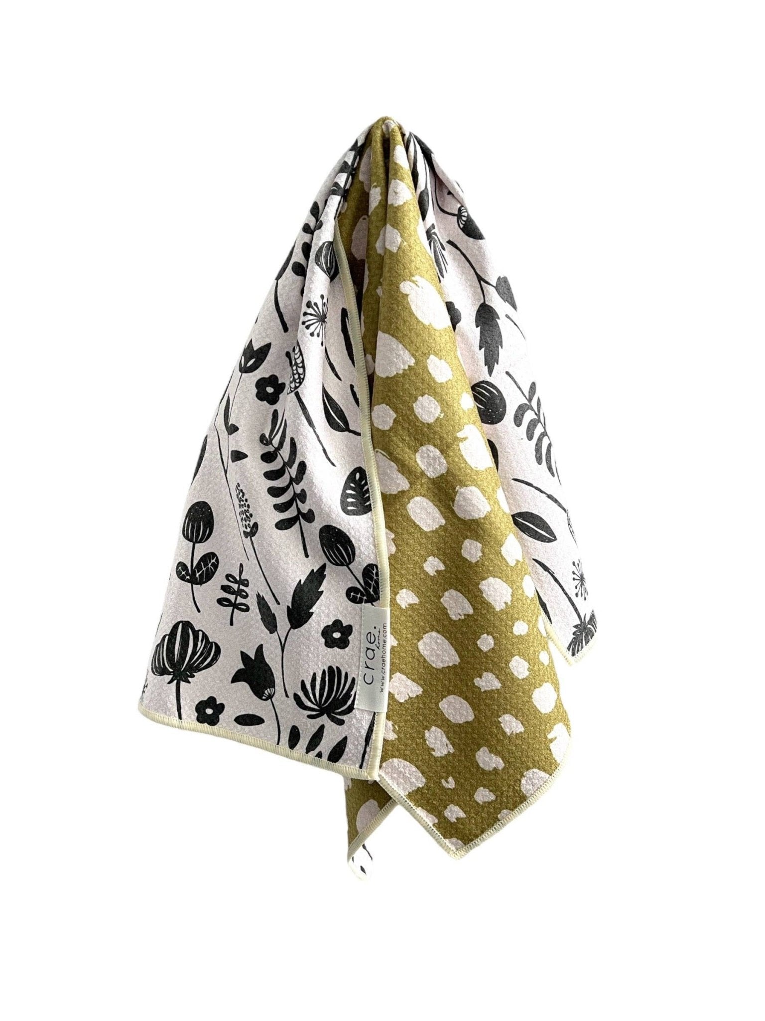 Vintage Highway: Reversible Hand Towel - La Vie Est Belle