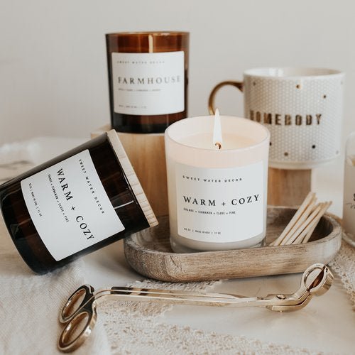 Warm & Cozy Soy Candle - La Vie Est Belle