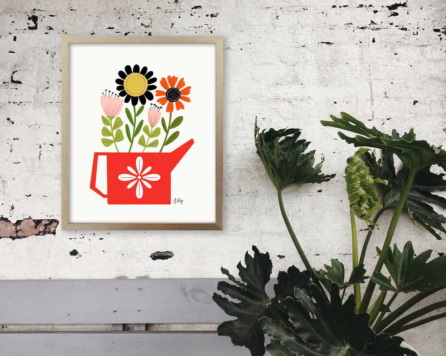 What You Water Will Grow - Scandi Art Print - La Vie Est Belle