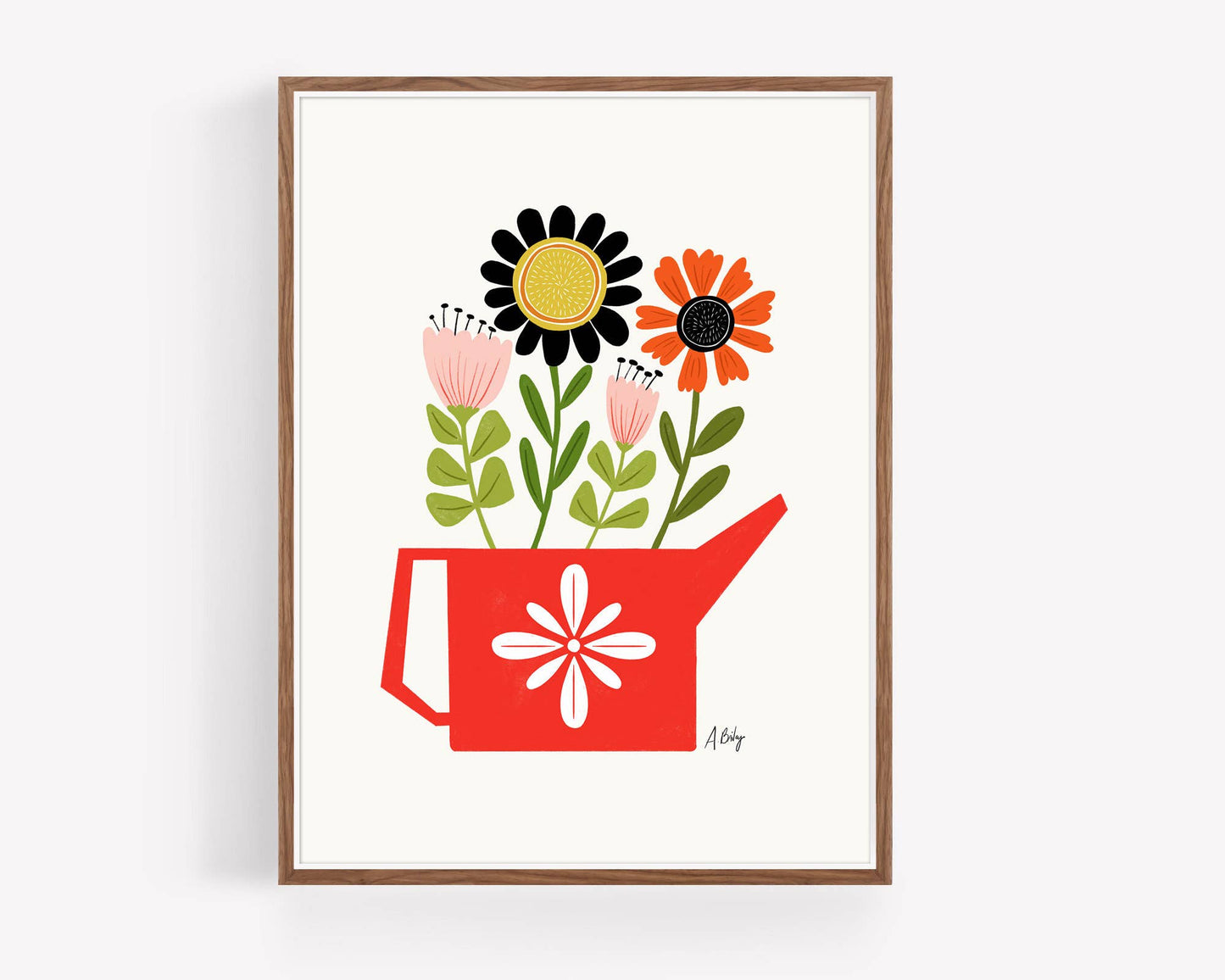 What You Water Will Grow - Scandi Art Print - La Vie Est Belle