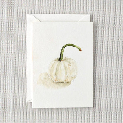 White pumpkin mini notecard - La Vie Est Belle