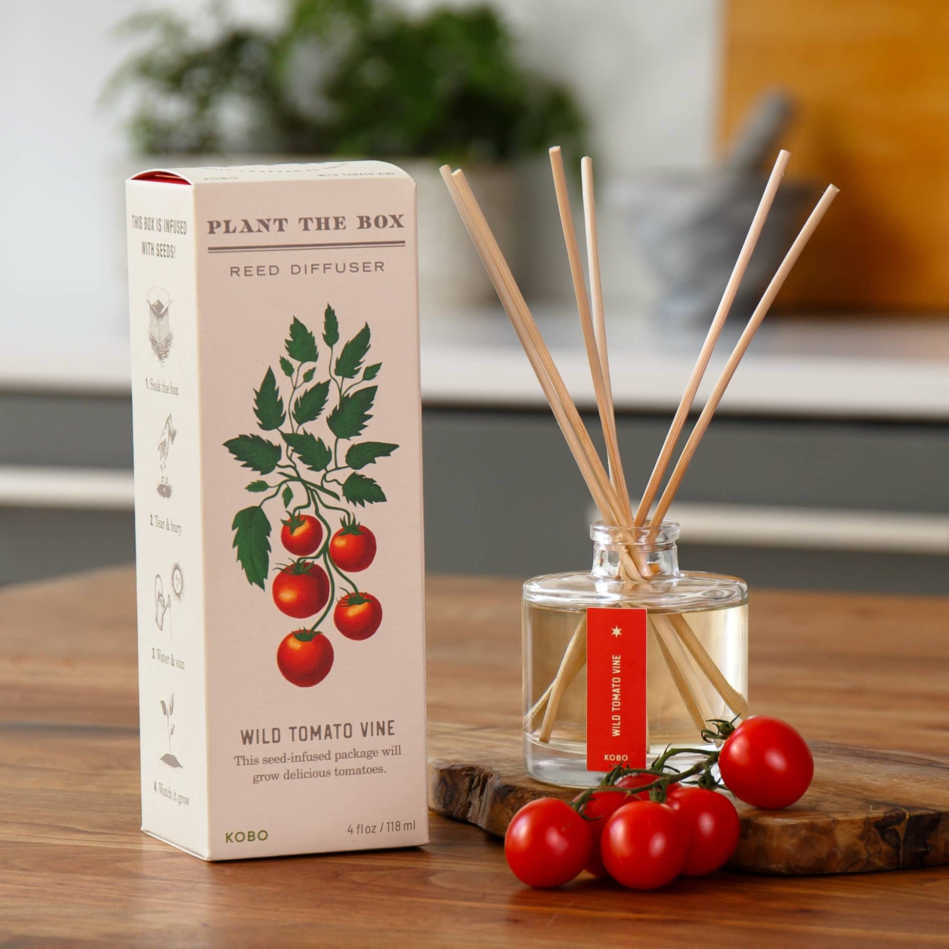 Wild Tomato Vine - Plant the Box Diffuser - 4oz - La Vie Est Belle