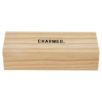 Wine Charms in Wood Box - Charmed - Set of 6 - La Vie Est Belle