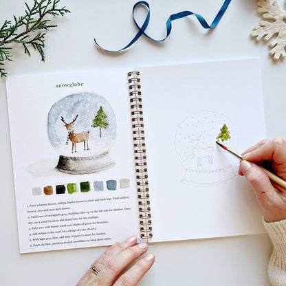 Winter Watercolor Workbook - La Vie Est Belle