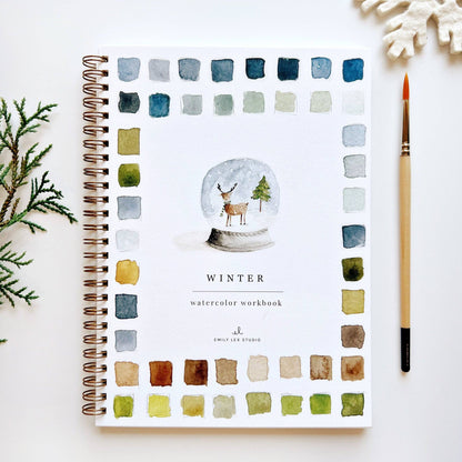 Winter Watercolor Workbook - La Vie Est Belle