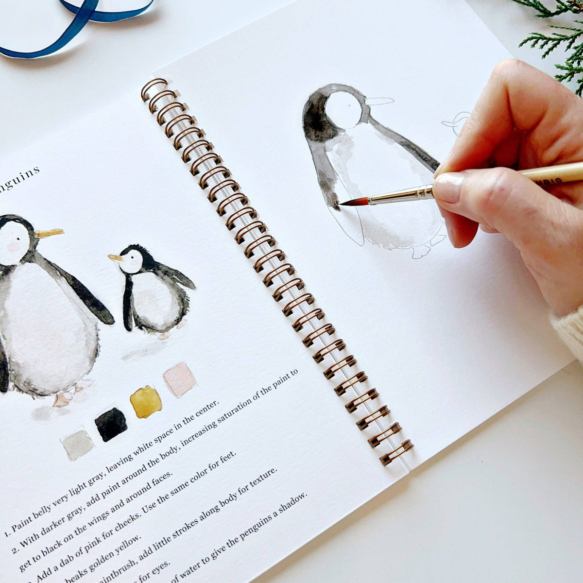 Winter Watercolor Workbook - La Vie Est Belle