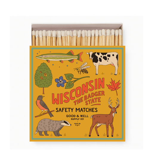 Wisconsin State Safety Matches - La Vie Est Belle