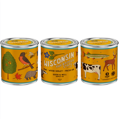 Wisconsin State Soy Candle - La Vie Est Belle