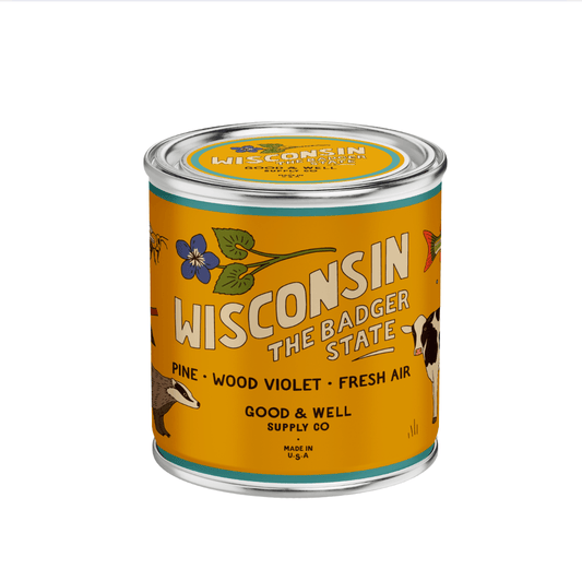 Wisconsin State Soy Candle - La Vie Est Belle