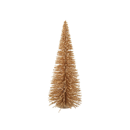 Wood Tree with Iridescent Mica Flakes & Glitter, Natural - La Vie Est Belle