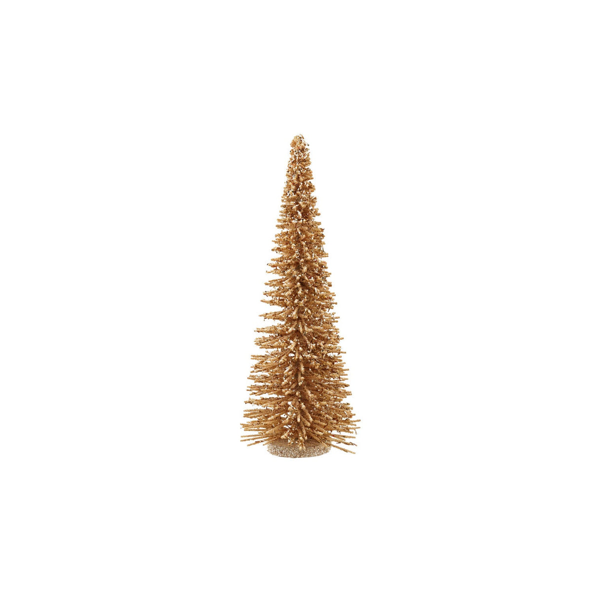 Wood Tree with Iridescent Mica Flakes & Glitter, Natural - La Vie Est Belle