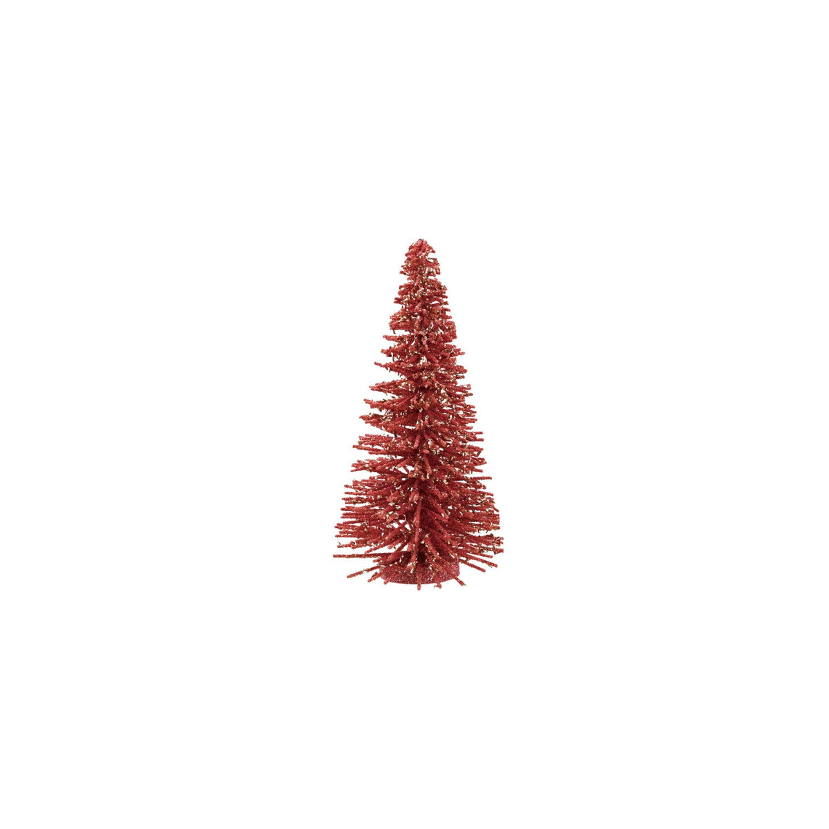 Wood Tree with Mica Flakes & Glitter, Coral Color - La Vie Est Belle