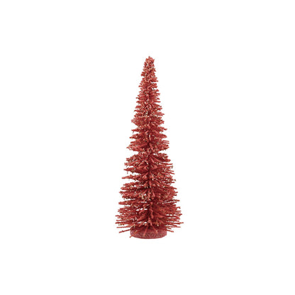 Wood Tree with Mica Flakes & Glitter, Coral Color - La Vie Est Belle