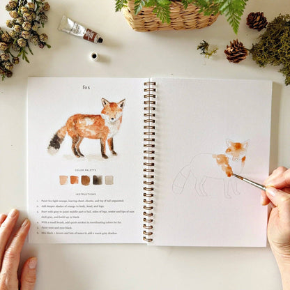 Woodland Watercolor Workbook - La Vie Est Belle